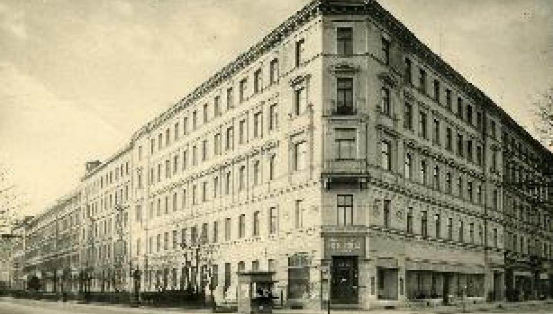 The building at K. Barona iela 4 in 1938