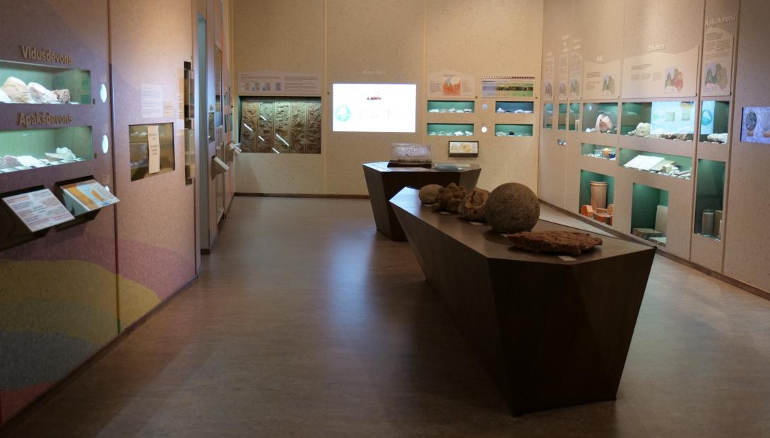The exhibition “Geology of Latvia”